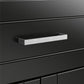Callahan 24 Inch 1 Drawer and 2 Door Base Storage Cabinet - Black