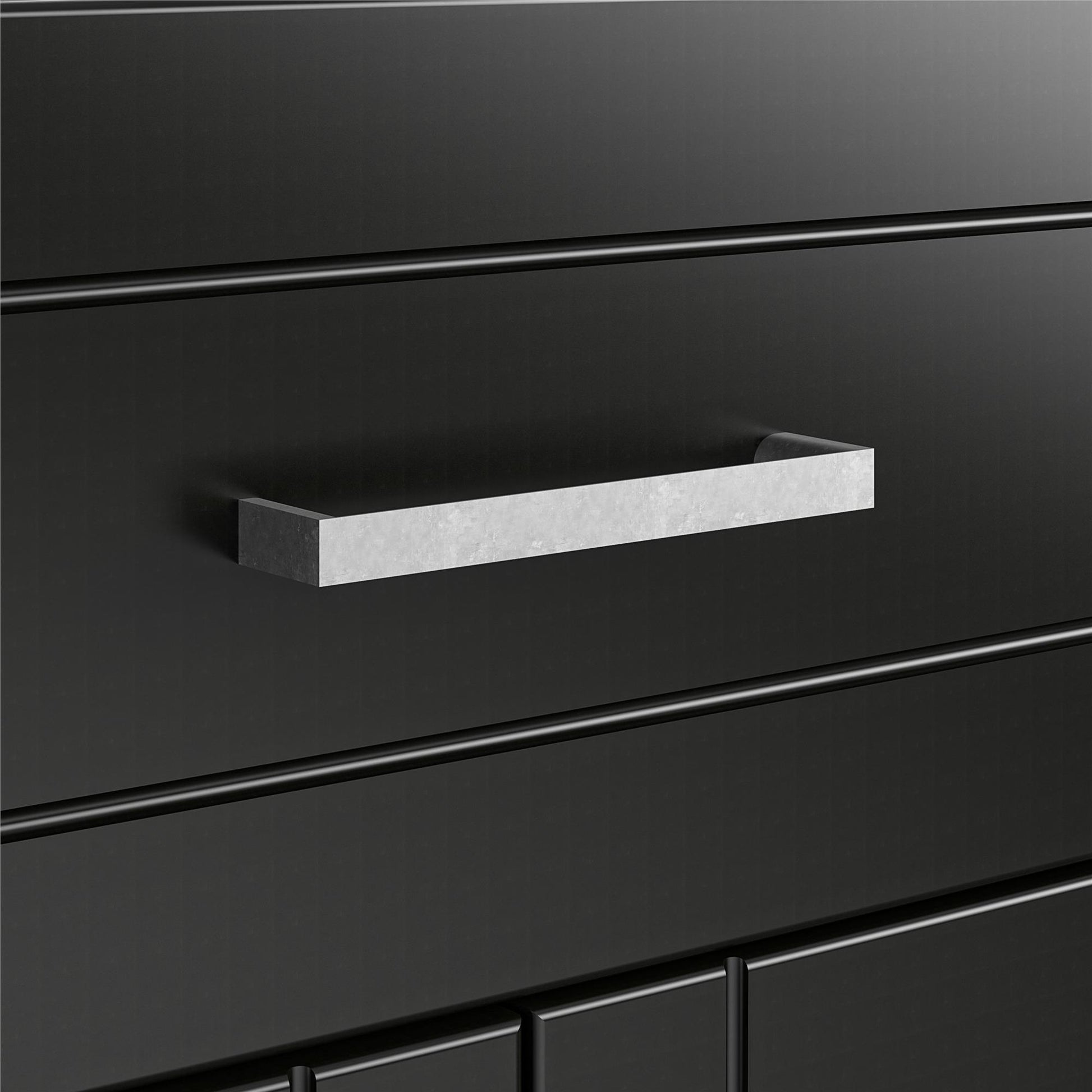 Callahan 24 Inch 1 Drawer and 2 Door Base Storage Cabinet - Black