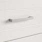 Callahan 24 Inch 3 Drawer Base Cabinet with Adjustable Leg Levelers - White