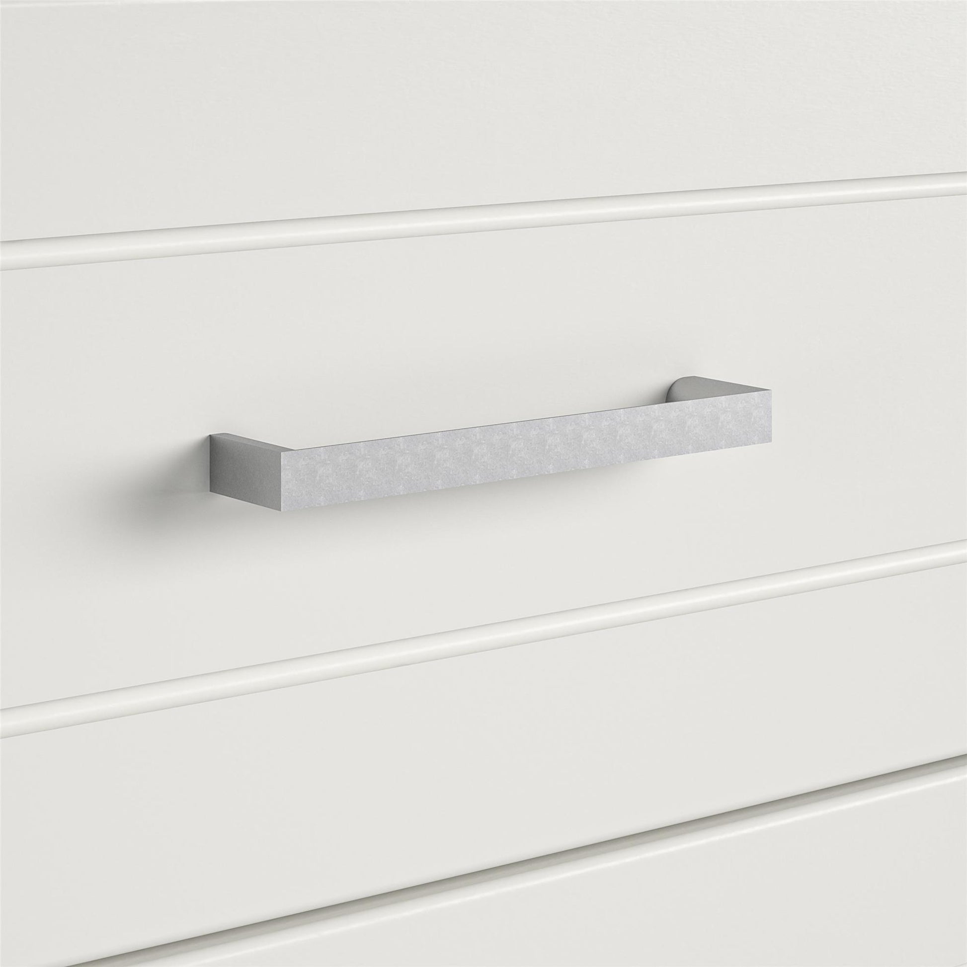 Callahan 24 Inch 3 Drawer Base Cabinet with Adjustable Leg Levelers - White