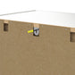 Callahan 24 Inch 3 Drawer Base Cabinet with Adjustable Leg Levelers - White
