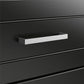 Callahan 24 Inch 3 Drawer Base Cabinet with Adjustable Leg Levelers - Black
