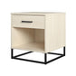 Kelly Nightstand, Ivory Oak - Ivory Oak
