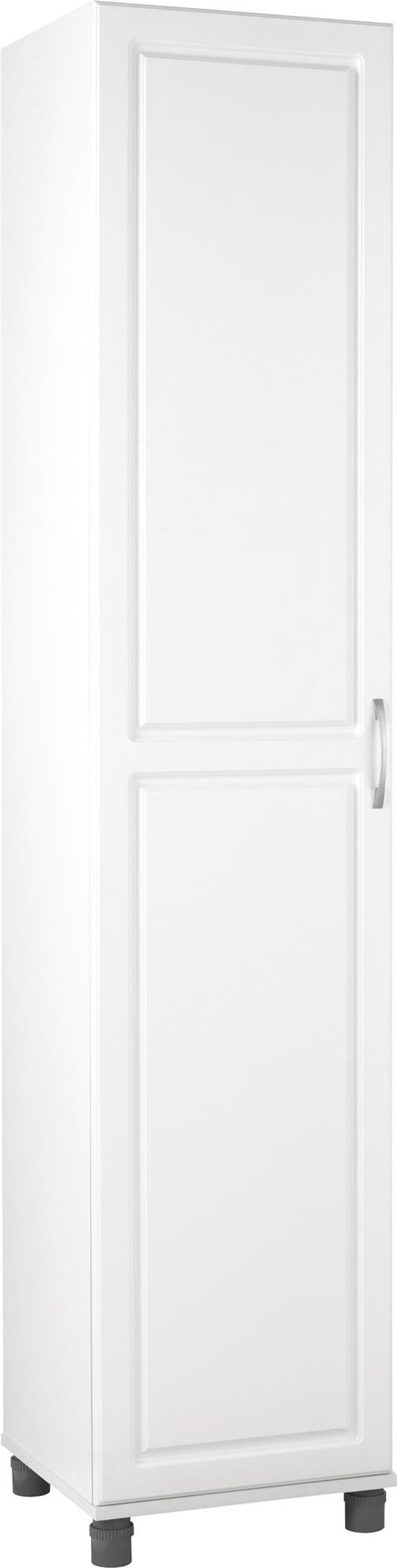 Kendall 16 Inch Multipurpose Storage Cabinet with 5 Shelves - White
