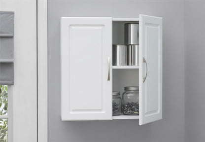 Kendall 24 Inch Multipurpose 2 Door Wall Cabinet - White