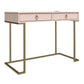 CosmoLiving by Cosmopolitan Camila Writing Desk, Pink - Pink