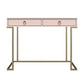 CosmoLiving by Cosmopolitan Camila Writing Desk, Pink - Pink
