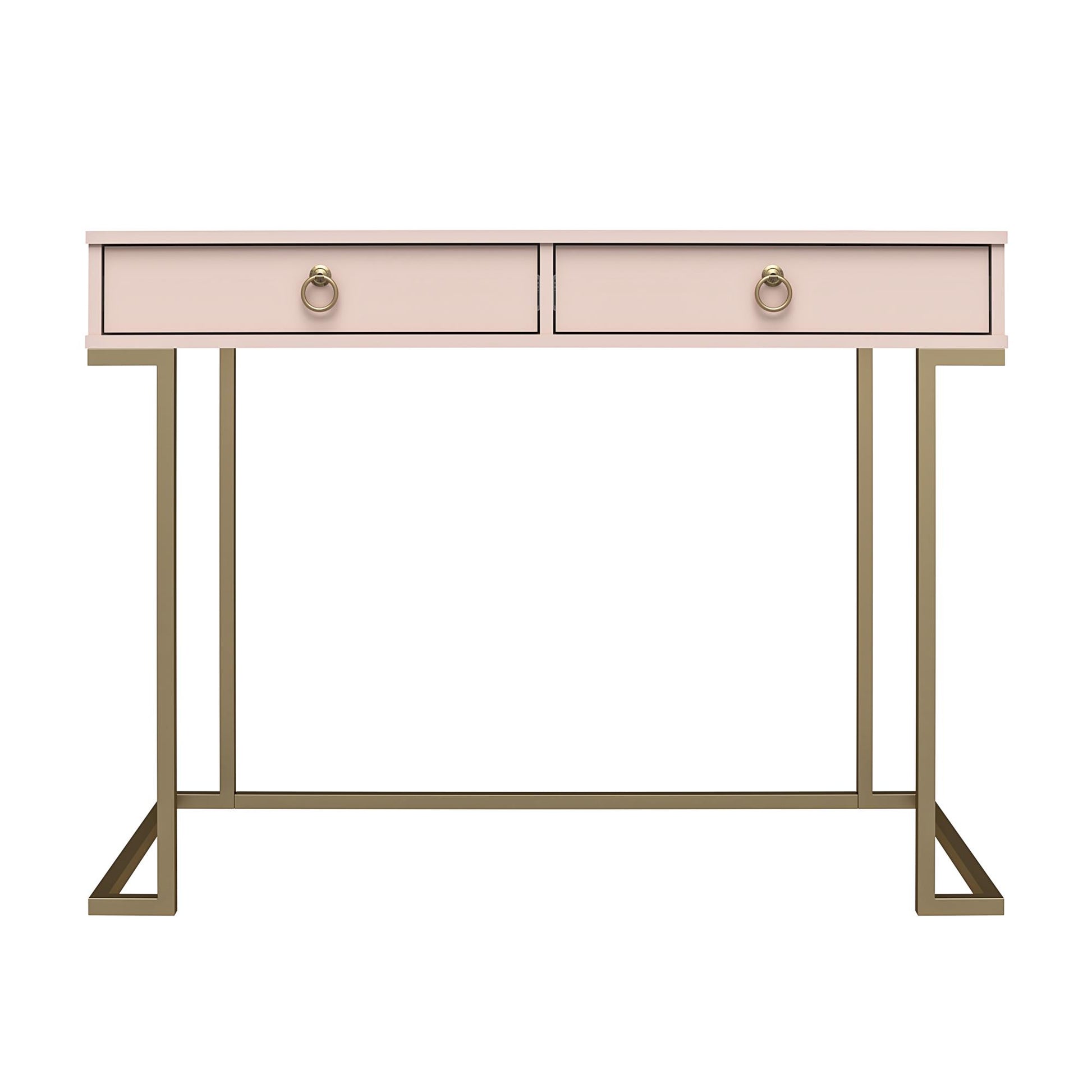 CosmoLiving by Cosmopolitan Camila Writing Desk, Pink - Pink