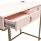 CosmoLiving by Cosmopolitan Camila Writing Desk, Pink - Pink
