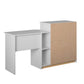 Rebel 3 in 1 Media Dresser with Side Storage and Desk - Dove Gray