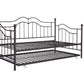 Tokyo Metal Daybed and Trundle Set with Metal Slats - Bronze - Full