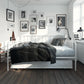 Aaron Metal Twin Daybed and Twin Trundle Set - White - Full