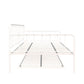 Aaron Metal Twin Daybed and Twin Trundle Set - White - Full