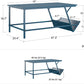 Regal Coffee Table, Blue - Blue
