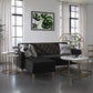 CosmoLiving by Cosmopolitan Amelia Round Bookcase - White marble