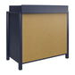 Monarch Hill Haven 3 Drawer Changing Dresser with Gold Drawer Pulls - Navy
