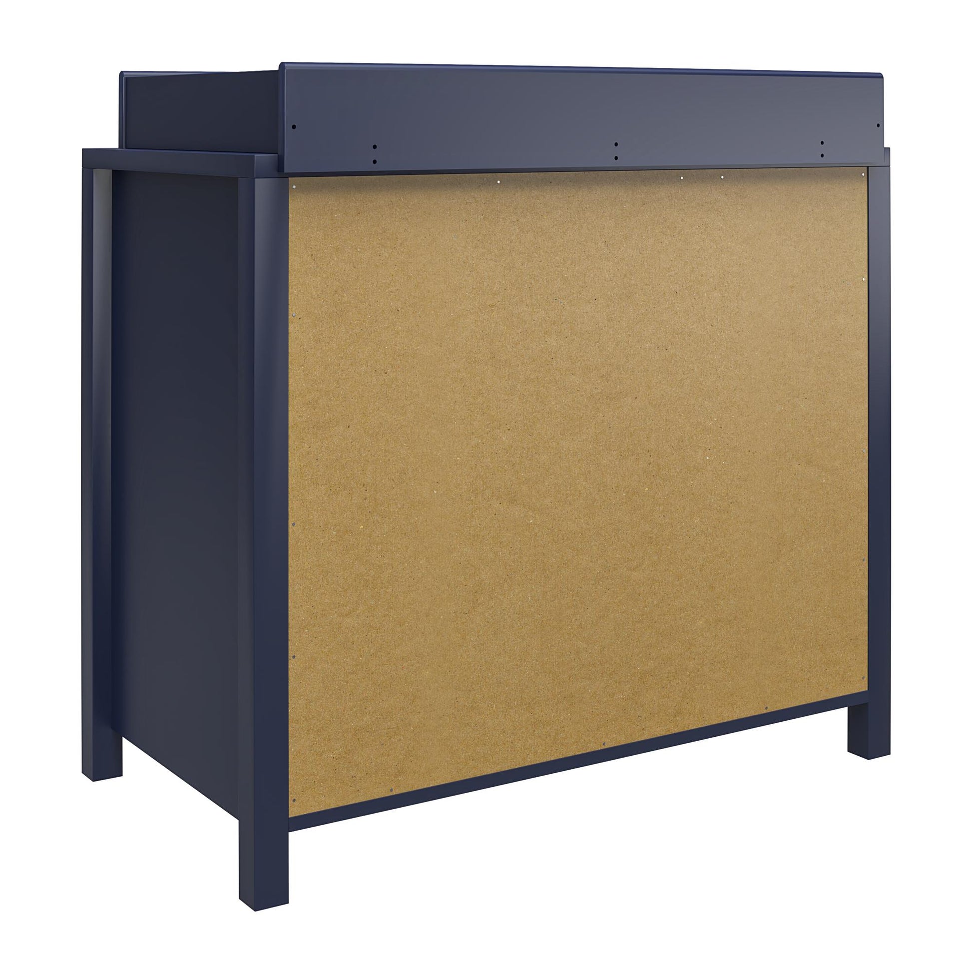 Monarch Hill Haven 3 Drawer Changing Dresser with Gold Drawer Pulls - Navy