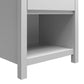 Monarch Hill Haven Kids’ 1 Drawer Nightstand with Gold Drawer Pull - Dove Gray