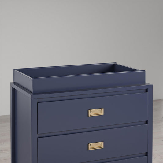 Monarch Hill Haven Navy Changing Table Topper for Dresser - Navy