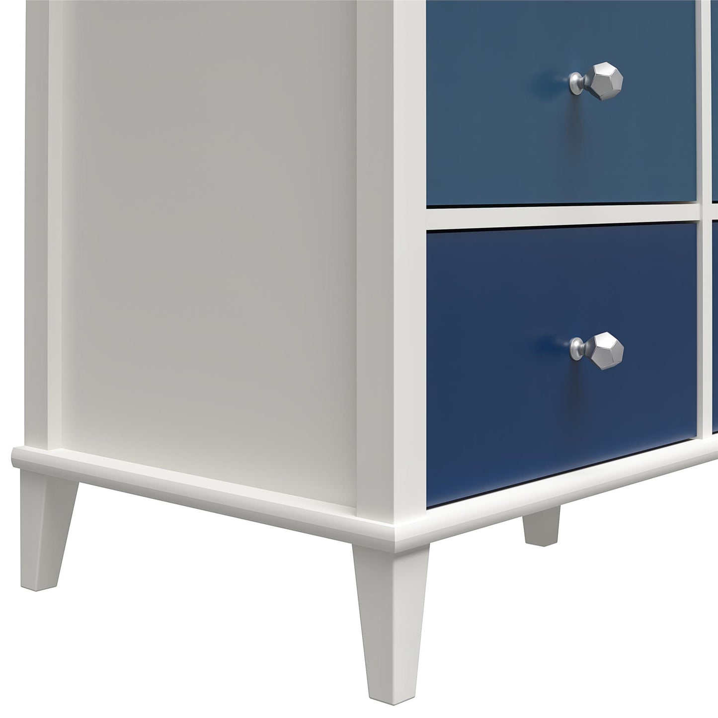 Monarch Hill Poppy 6 Drawer Dresser with 2 Sets of Knobs - Blue