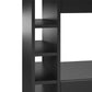 Williams Mobile Kitchen Cart with Wine Bottle Storage - Black