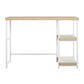 Kimberly Kids Desk with Reversible Shelves and Large Work Surface - Blonde Oak