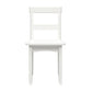 Abigail Kids Desk with Divided Storage Hutch and Chair - White