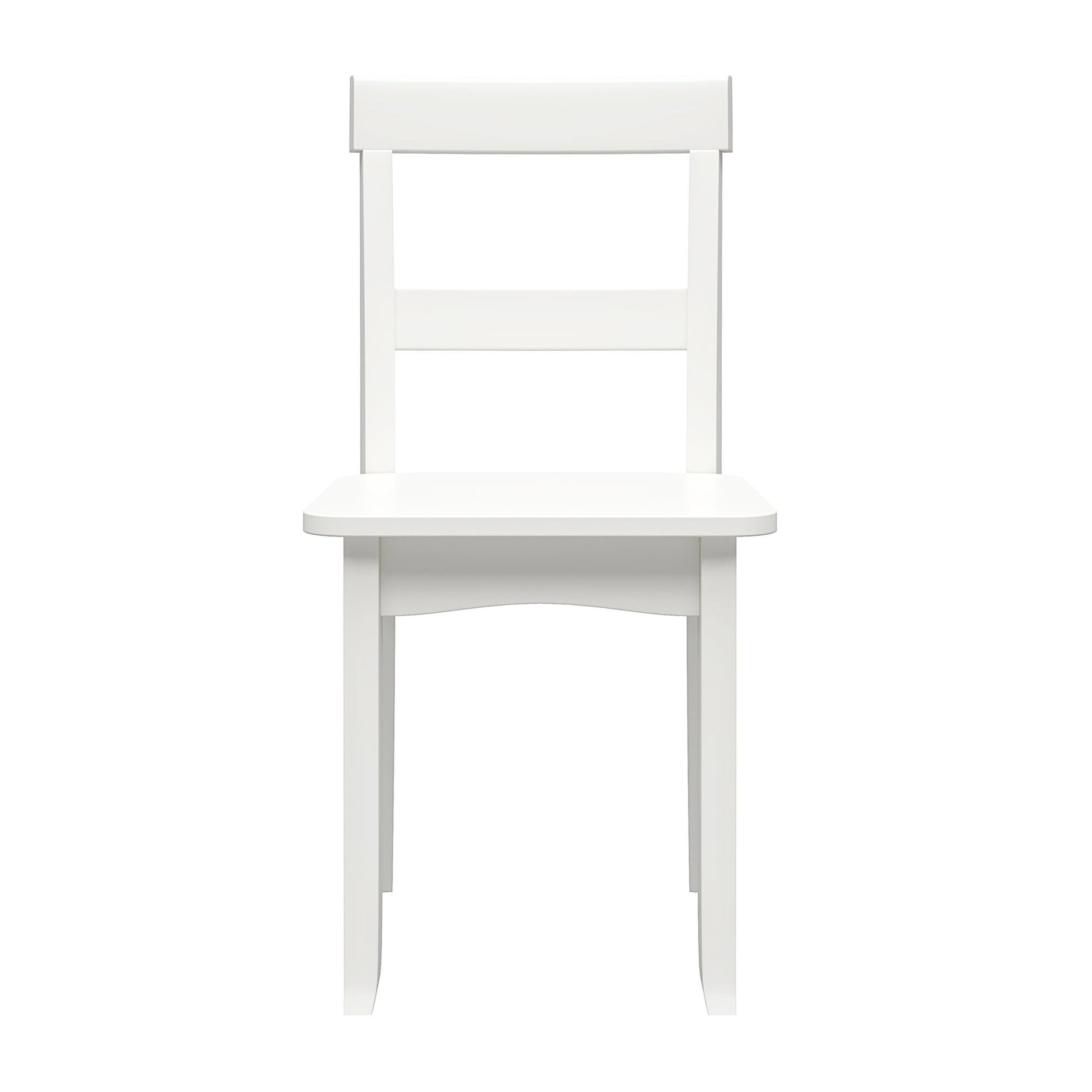 Abigail Kids Desk with Divided Storage Hutch and Chair - White