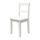 Abigail Kids Desk with Divided Storage Hutch and Chair - White