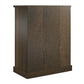 Knox County Bar Cabinet with Sliding Door and 12 Bottle Cubbies - Brown Oak