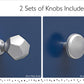 Monarch Hill Poppy 3 Drawer Changing Table with 2 Sets of Knobs - Blue