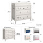 Monarch Hill Poppy 3 Drawer Changing Table with 2 Sets of Knobs - Gray