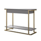 CosmoLiving by Cosmopolitan Camila Console Table - Graphite Grey