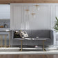 CosmoLiving by Cosmopolitan Camila Console Table - Graphite Grey