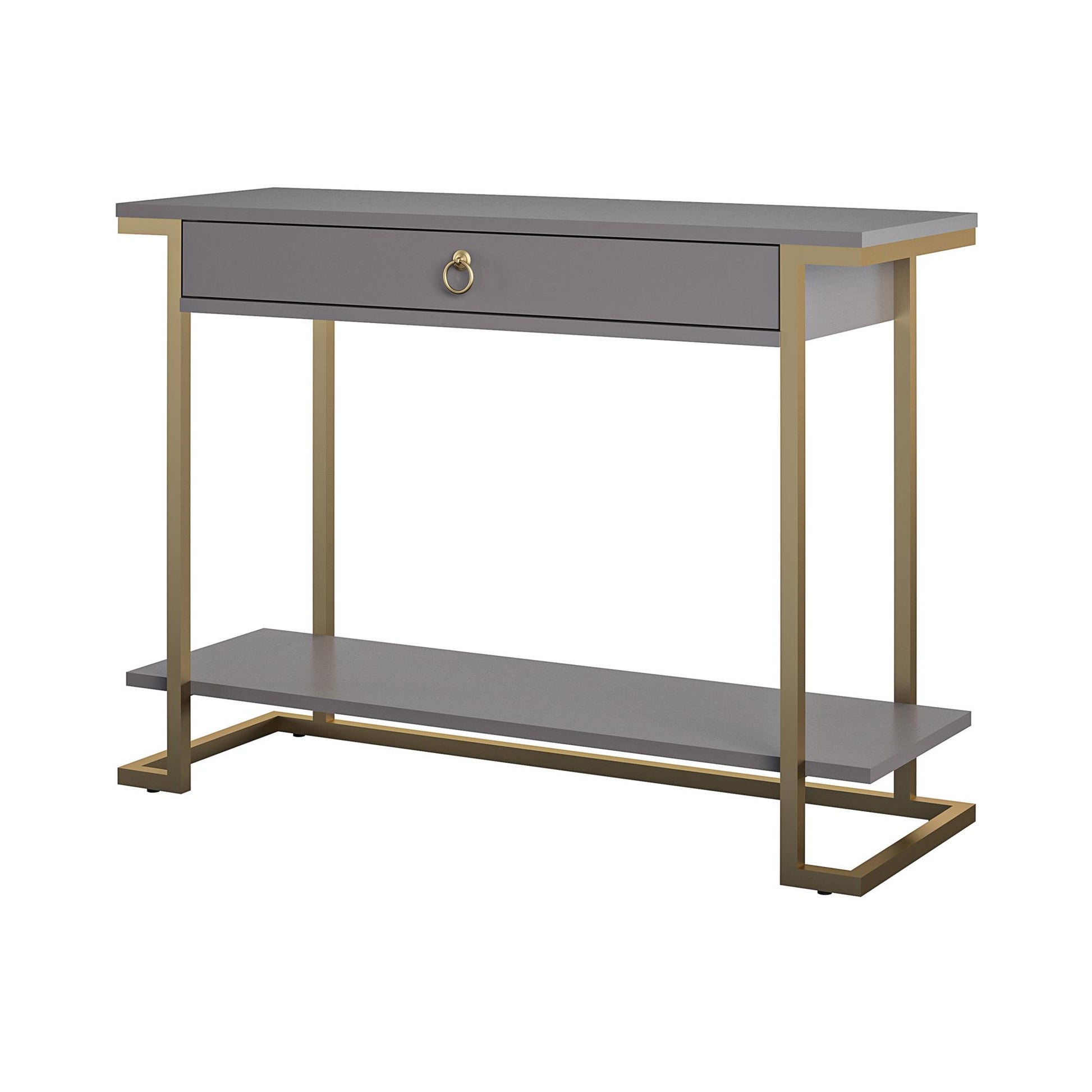 CosmoLiving by Cosmopolitan Camila Console Table - Graphite Grey