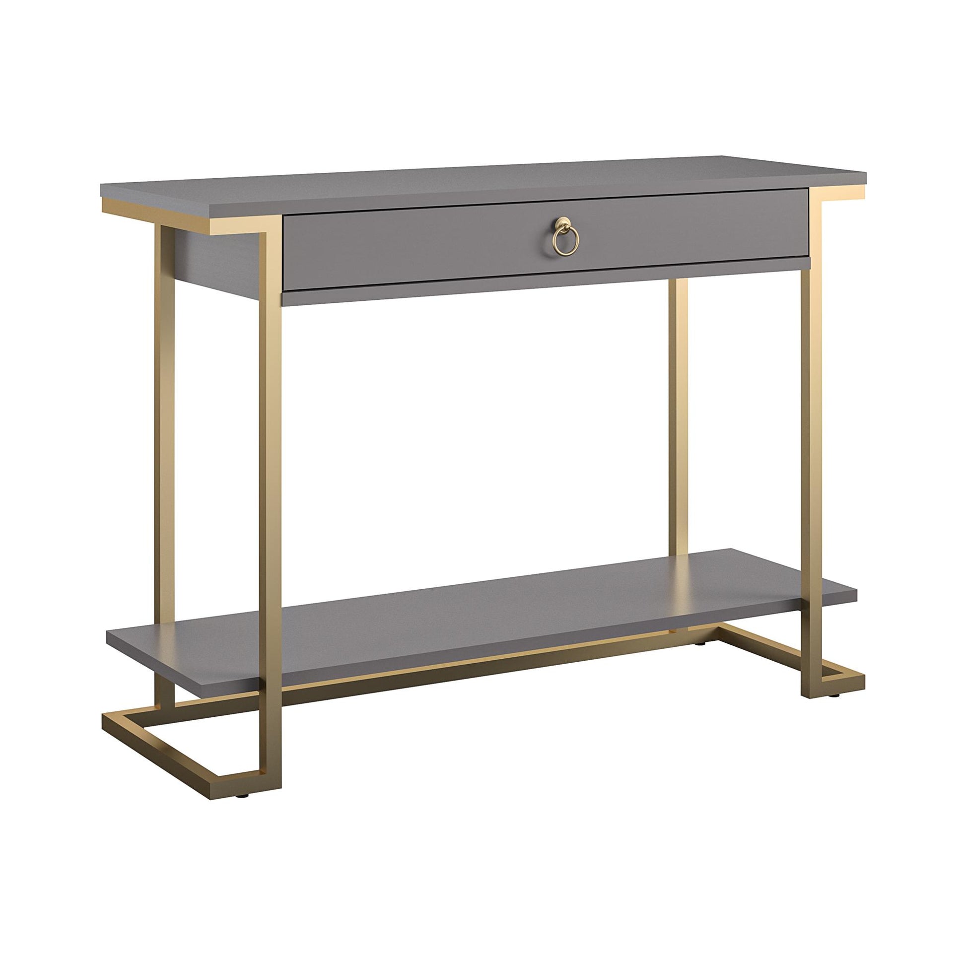 CosmoLiving by Cosmopolitan Camila Console Table - Graphite Grey