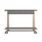 CosmoLiving by Cosmopolitan Camila Console Table - Graphite Grey