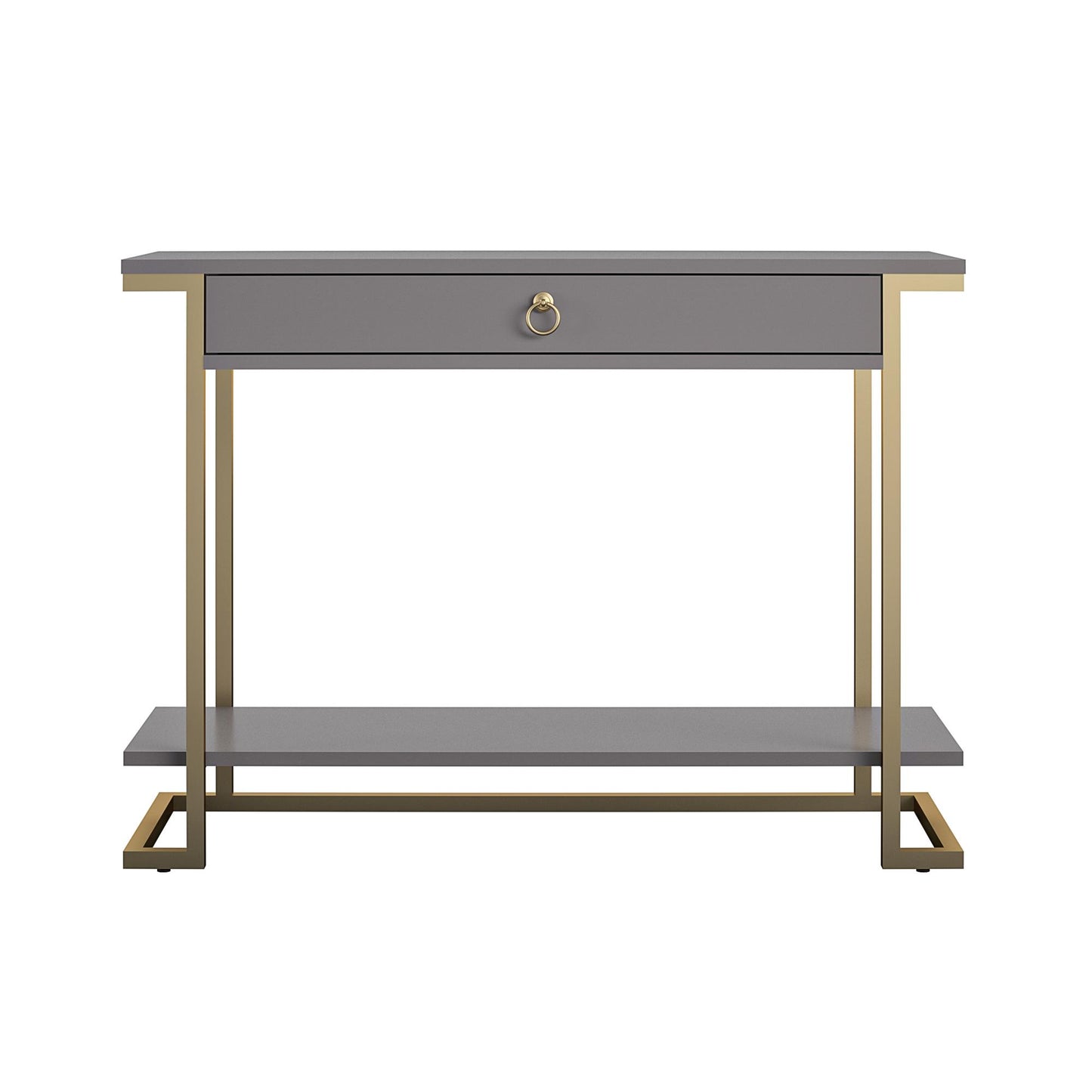 CosmoLiving by Cosmopolitan Camila Console Table - Graphite Grey