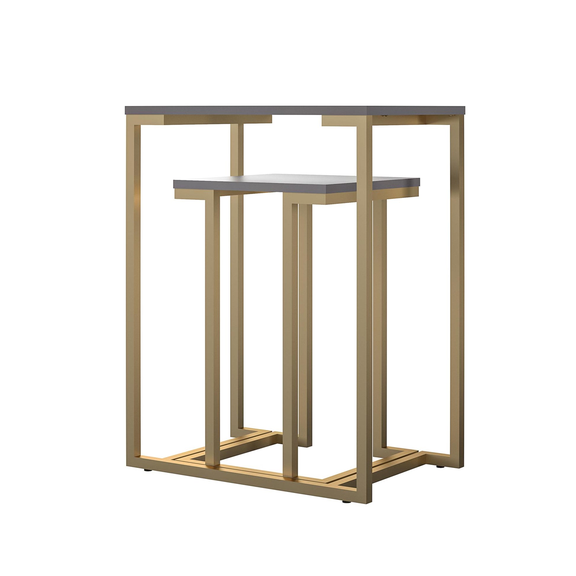 CosmoLiving by Cosmopolitan Camila Nesting Tables - Graphite Grey
