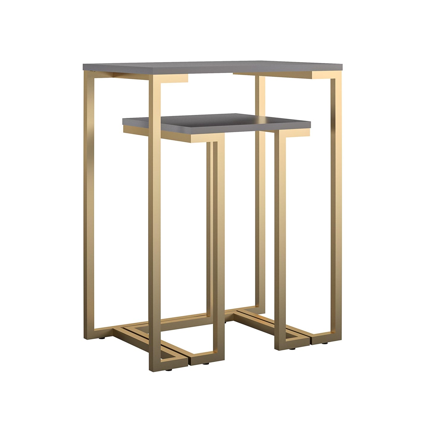 CosmoLiving by Cosmopolitan Camila Nesting Tables - Graphite Grey