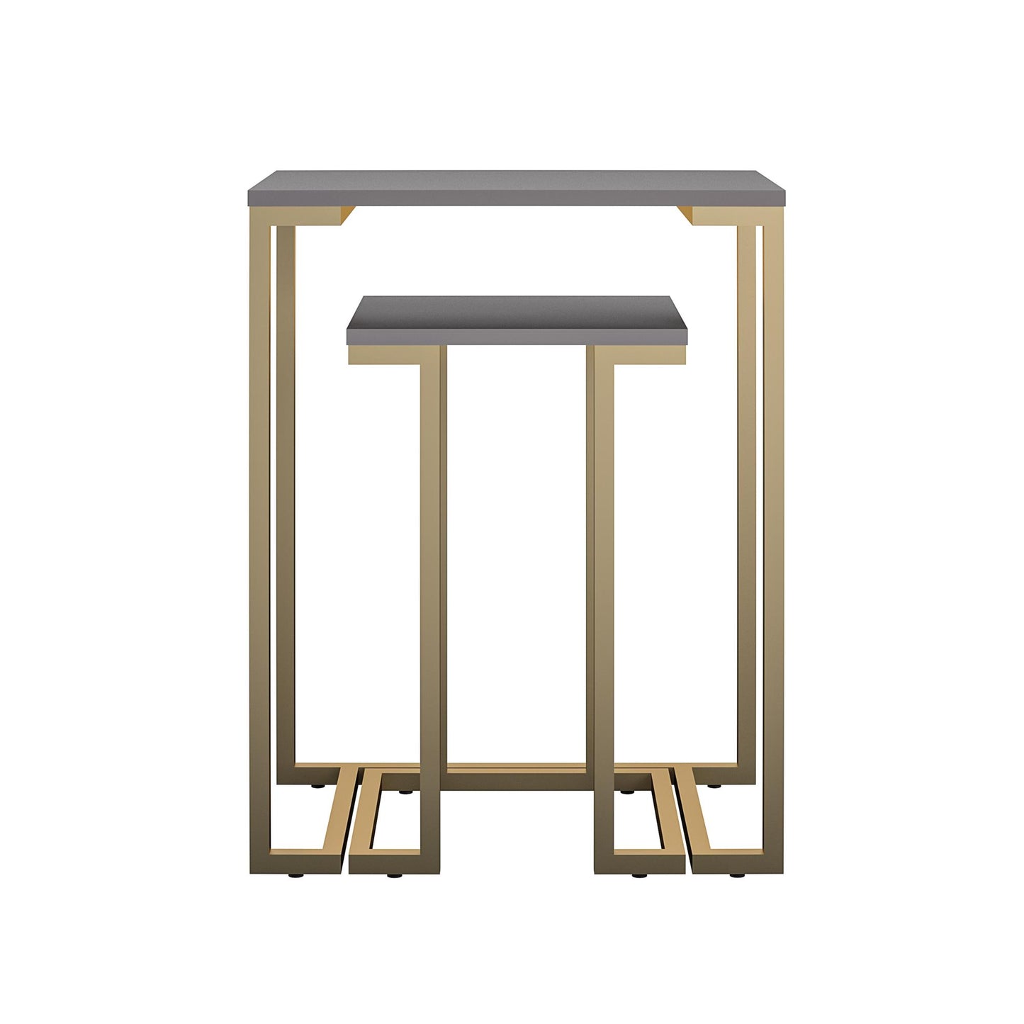 CosmoLiving by Cosmopolitan Camila Nesting Tables - Graphite Grey