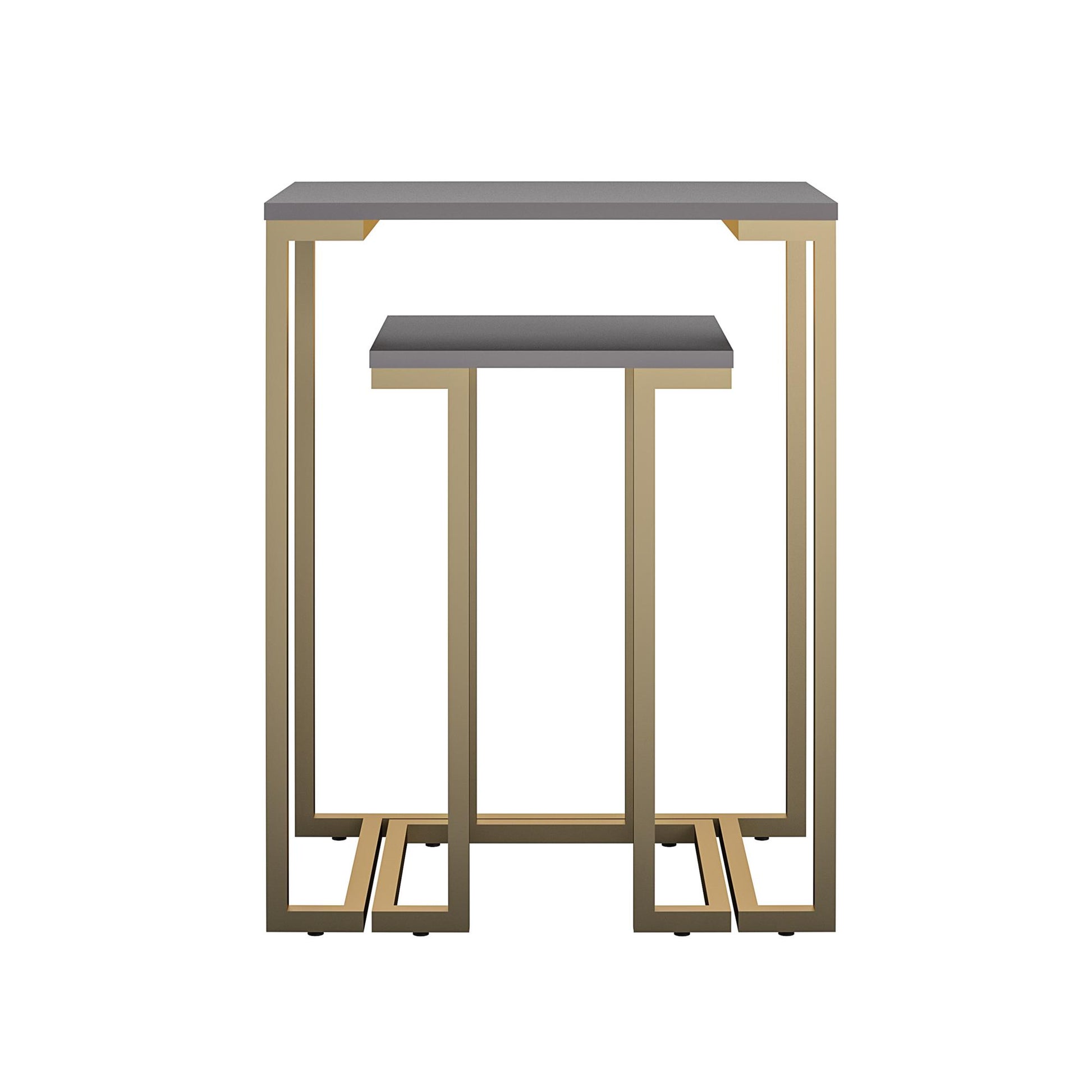 CosmoLiving by Cosmopolitan Camila Nesting Tables - Graphite Grey