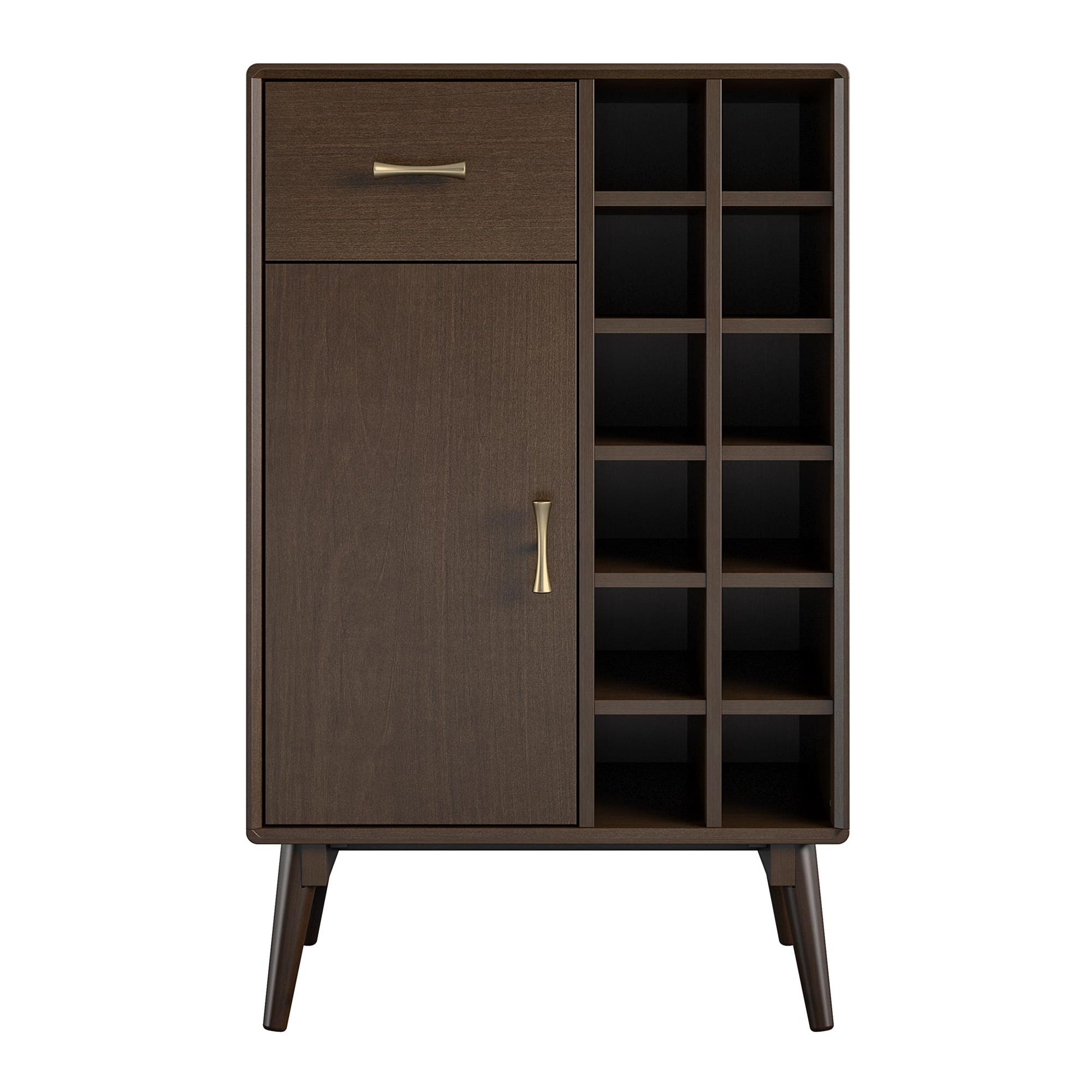Brittany Bar Cabinet, Walnut - Florence Walnut