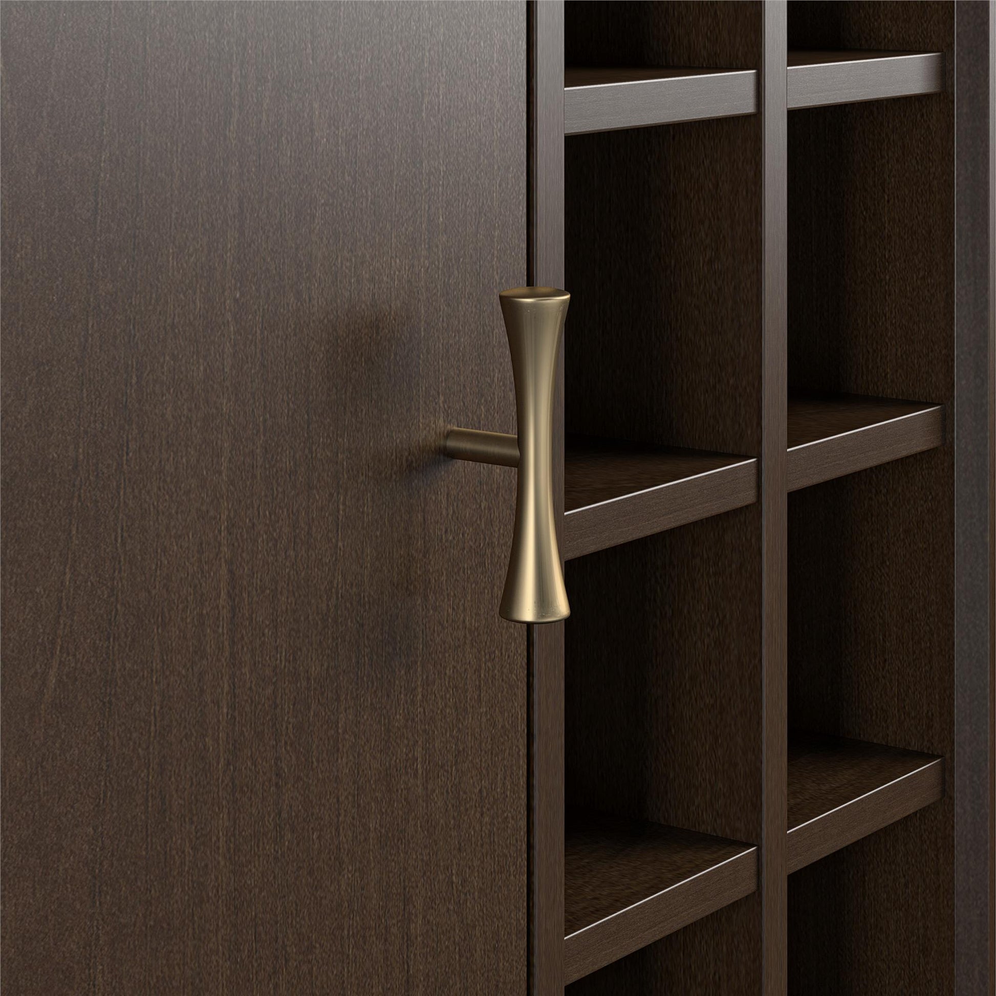Brittany Bar Cabinet, Walnut - Florence Walnut