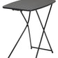 Multi-Functional, Adjustable, Personal Folding Activity Table - Black - 2-Pack