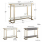 CosmoLiving by Cosmopolitan Camila Console Table - Graphite Grey