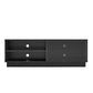 Glitch Gaming TV Stand for TVs up to 60 Inch with LED Lights - Black
