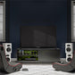 Glitch Gaming TV Stand for TVs up to 60 Inch with LED Lights - Black