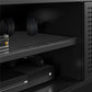 Glitch Gaming TV Stand for TVs up to 60 Inch with LED Lights - Black