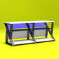 Genesis Gaming TV Stand for TVs up to 70 Inch with LED Lights - White